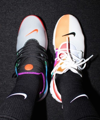 醒目的对撞拼接设计！BEAMS x Nike 全新联名鞋款曝光这都可以？