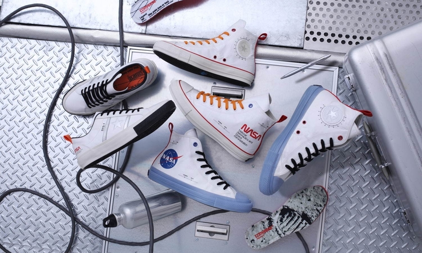 宇航员制服和航天飞机启发！CONVERSE 打造 NASA 主题鞋款！真没想到