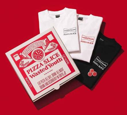 pizza hut was startedWasted Youth x PIZZA SLICE 联手推出 HBX 胶囊系列