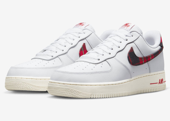 Nike用格子布装饰这款Air Force 1 Low
