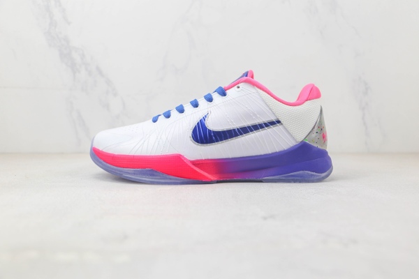 耐克Nike Zoom Kobe 5 Kay Yow科比5代乳腺癌配色实战篮球鞋 科比球鞋货源 货号：CW2210-100