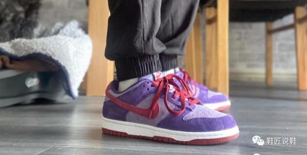 Nike Dunk Low “Plum” 树莓紫真假对比