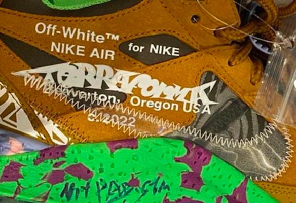 耐克ow联名鞋（OW x Nike 联名新鞋实物泄露！网友：这也太夸张了！）