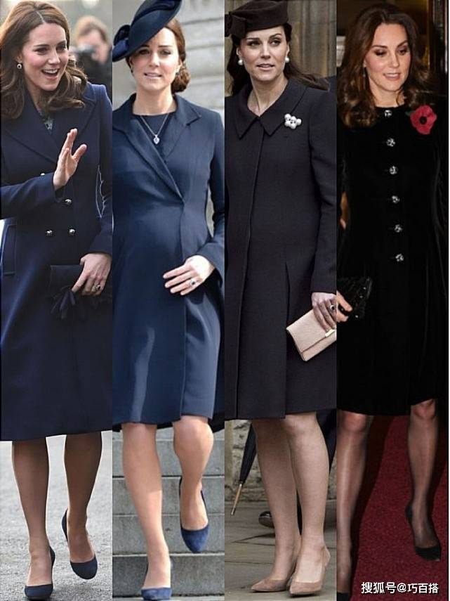 凯特王妃穿搭真不是盖的！10种颜色大衣随便穿，没有一套违背审美