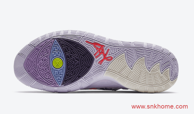 欧文战靴 Kyire 6 实战篮球鞋 欧文6代致敬姐姐紫迷彩配色发售日期