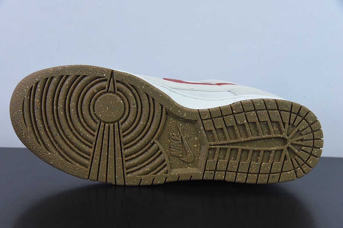 耐克Nike SB Dunk Low 85 灰红双勾 SB低帮运动休闲板鞋 货号：DO9457-100