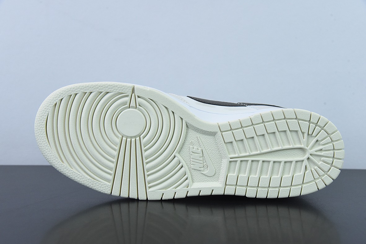 耐克Nike Dunk Low “Coconut Mik”520米白五角星定制配色低帮休闲滑板鞋 货号：DD8052-116