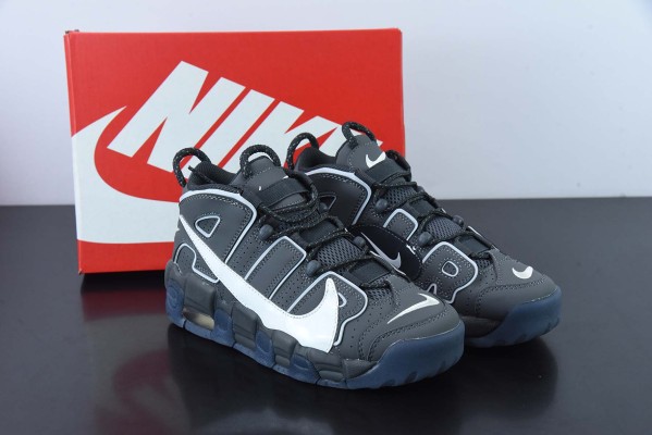耐克Nike Air More Uptempo‘96“CopyPaste”（GS）皮蓬初代大AIR磨砂黑白蓝色篮球鞋 货号：DQ5014-068