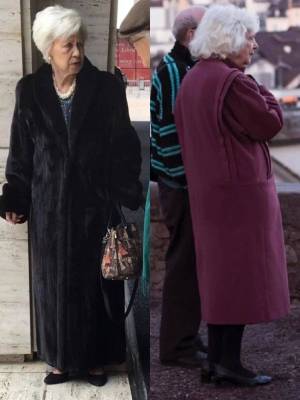 回顾气质奶奶的穿搭，才明白：大衣选长、仪态出众，才能优雅老去