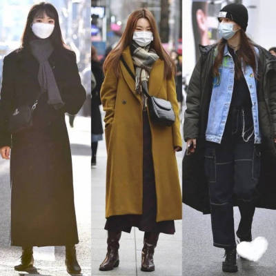 韩系穿搭精髓，“大衣过膝、裤子及地”，帅气显高、保暖又时髦