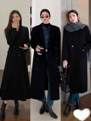 冬天里最爱的极简风，少不了“黑色大衣+长裤”，帅气拉风真时髦