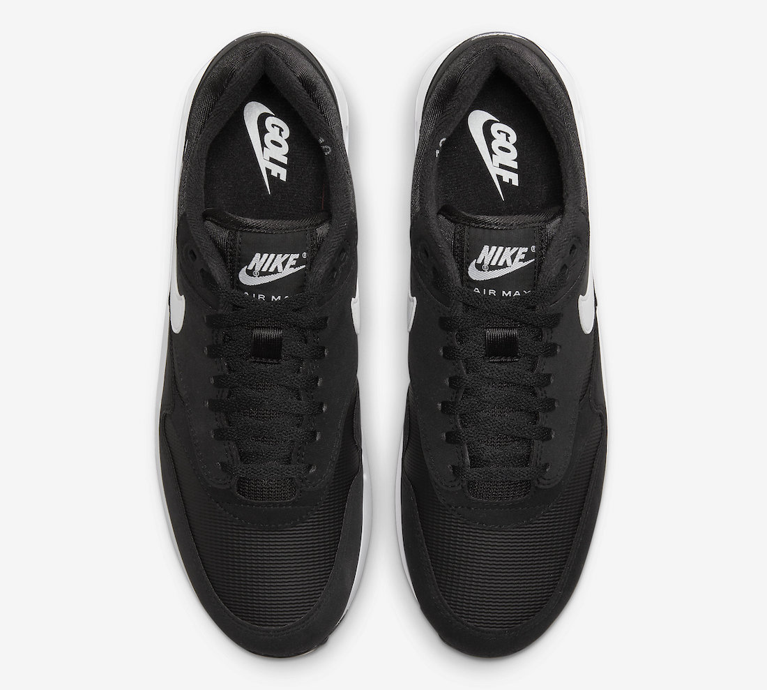 “黑色/白色”Nike Air Max 1高尔夫表面
