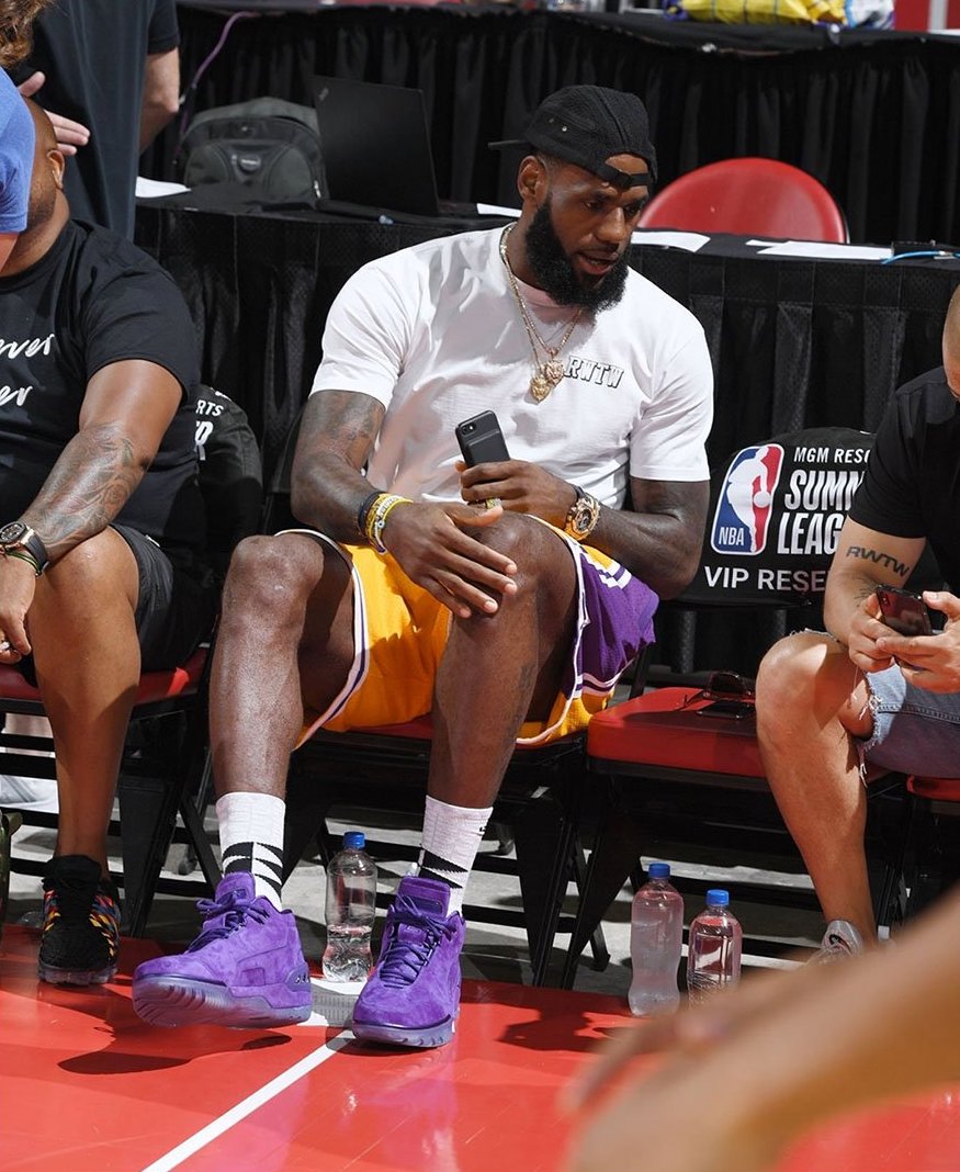 LeBron James的Nike Air Zoom Generation“Court Purple”2023年夏季发布
