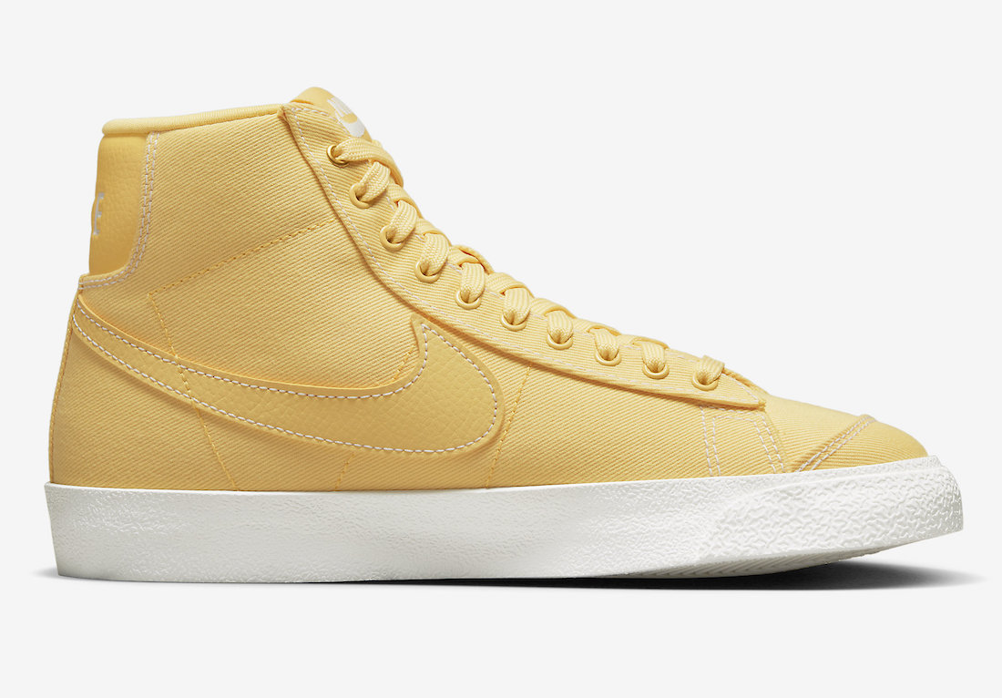 Nike Blazer Mid“黄色帆布”在路上
