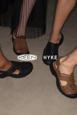HYKE x KEEN 推出联名款凉鞋