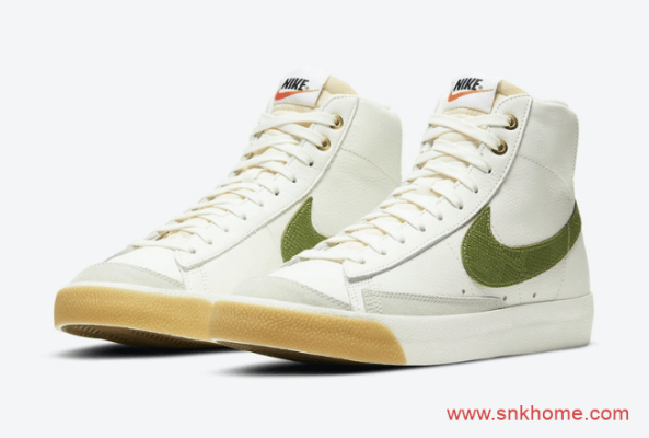 Nike Blazer Mid’77 耐克开拓者高帮 耐克高帮小白鞋新款即将发售 货号：DC1706-100