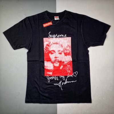 Supreme 18FW Madonna麦当娜短袖T恤特殊定制进口原材料