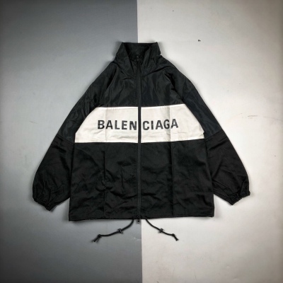 Balenciaga/巴黎世家 19Fw 拼接撞色防晒冲锋衣