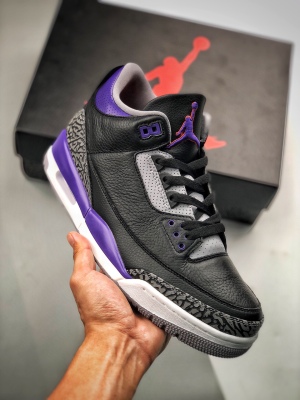 Air Jordan 3 "Court Purple" 黑紫葡萄