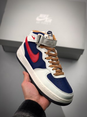 Air Force 1 MID 蓝橙中邦