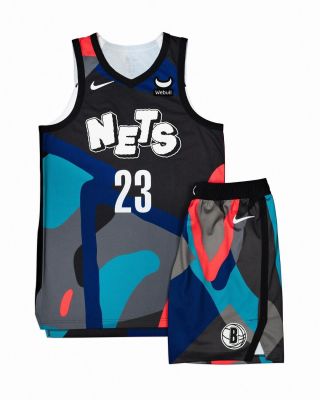 布鲁克林篮网队徽（KAWS 为 NBA 布鲁克林篮网队制作限定城市球衣）