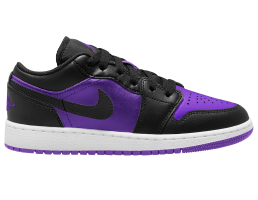 儿童款款款款款款款Air Jordan 1 Low Surfaces黑色和紫色
