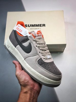 nike air force 1 reigning champ联名/灰黑色（Air Force 1 07 Low 灰黑桔）