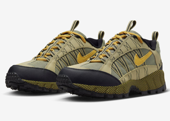 Nike Air Humara身着小麦草和黄色赭色

