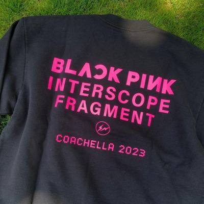 blackpink巡演行程表（Blackpink x fragment design x Interscope Records 推出合作周边 T 恤）