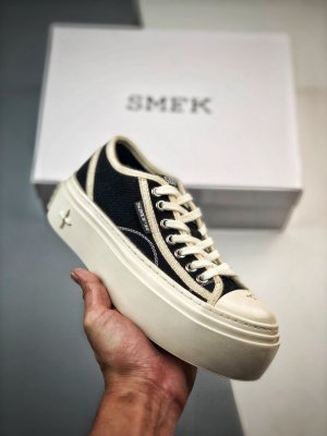 smfk是什么牌子 怎么读_SMFK 2023春夏新款厚底休闲帆布鞋