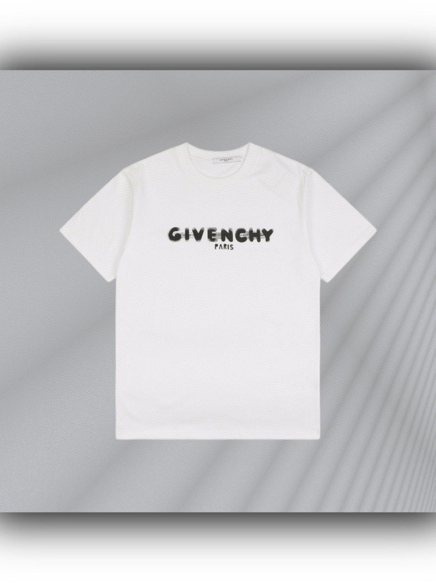 纪梵希g03_Givenchy/纪梵希 23ss 模糊GVC字母印花短袖