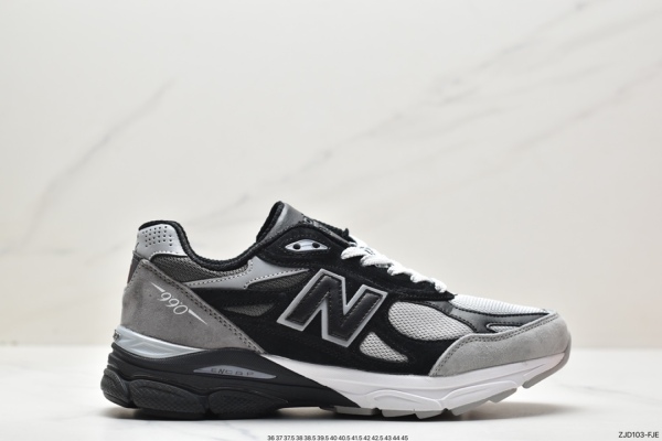 纯原New Balance NB990系列 高端美产复古休闲跑步鞋 M990DL3 采用台产猪巴革及