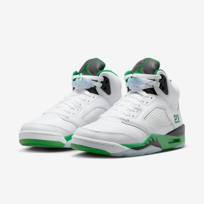 2024.2.28球鞋发售:AJ5白绿复古篮球鞋 Air  Jordan 5 WMNS“Lucky Green”DD9336 103