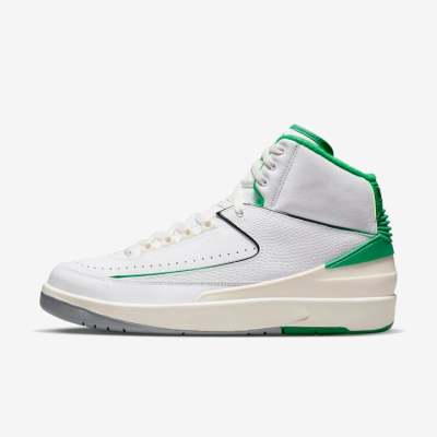 2023.2.3发售：Air Jordan 2 “Lucky Green”复古篮球鞋 白绿色
