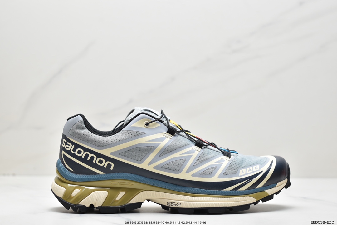 纯原Salomon 萨洛蒙 XT-6 迷雾蓝 复古机能潮流休闲跑鞋 414551 全新订单出货 UP-纯原鞋SNEAKER官网
