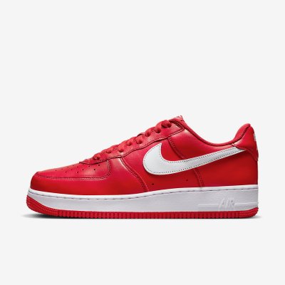2023.4.1发售：Nike Air Force 1 Low “University Red”防滑耐磨低帮板鞋红色FD7039 600