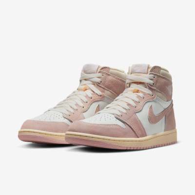 今日发售Air Jordan 1 High“Washed Pink”潮流复古篮球鞋FD2596 600