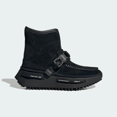 今日发售Neighborhood x adidas NMD S1 “Core Black”战靴ID1708