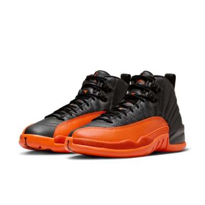 今日发售Air Jordan 12 WMNS “Brilliant Orange”减震防滑耐磨高帮篮球鞋FD9101 081
