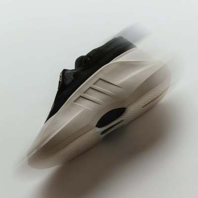 2023.7.19发售:adidas Crazy Infinity “Chalk”黑色减震耐磨高帮复古篮球鞋IE3079