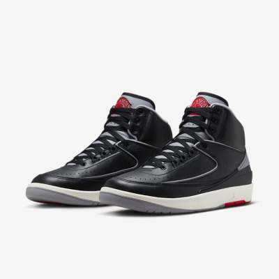 2023.9.23球鞋发售:黑水泥高帮复古球鞋 Air Jordan 2 “Black Cement”DR8884 001