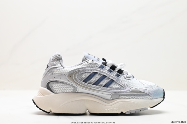 Adidas OZMILLEN阿迪达斯复古黑银拼色男女低帮缓震运动跑鞋
货号:36 36.5 37 