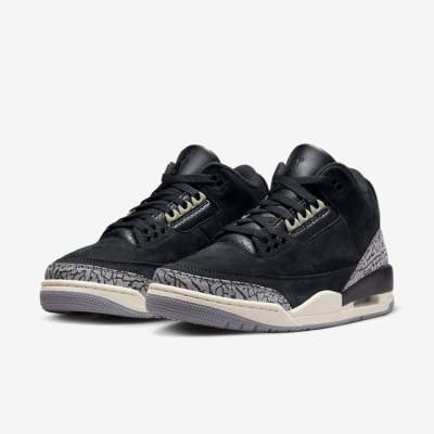 2023.11.15球鞋发售:黑石斑纹 Air Jordan 3 WMNS “Off Noir”CK9246 001