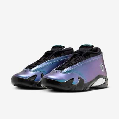2024.1.24球鞋发售:AJ14中帮紫色复古篮球鞋 Air Jordan 14 Low WMNS“Love Letter”DH4121 300
