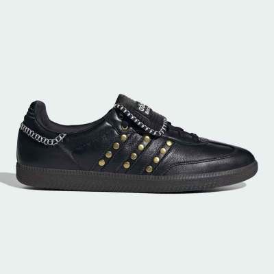 2024.2.9球鞋发售:限量版黑金白桑巴板鞋 Wales Bonner x adidas Samba “Studded”IG4303