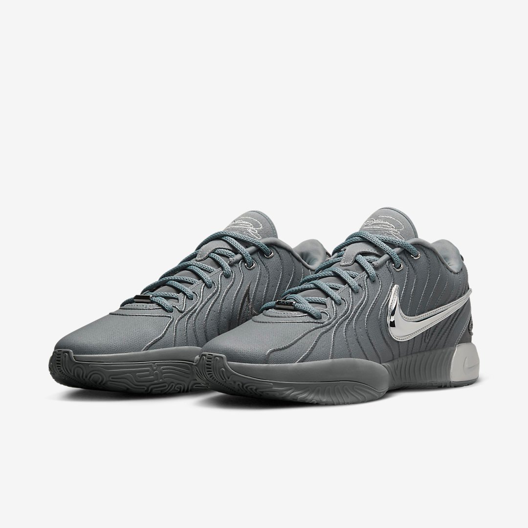 2024.4.1球鞋发售:詹姆斯银灰减震中帮篮球鞋 Nike  LeBron 21“Cool Grey” HF5352 001