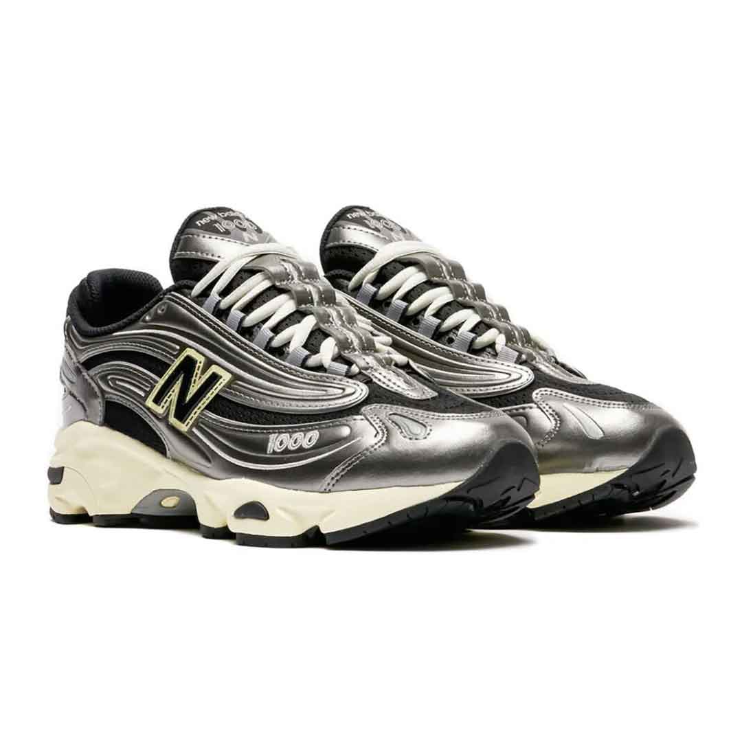2024.4.24球鞋发售:NB1000银黑耐磨透气休闲跑步鞋 New Balance 1000 “Silver Metallic”M1000SL