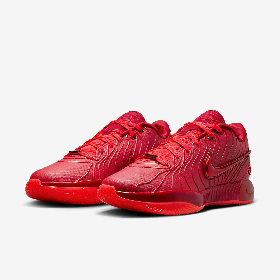 2024.5.3球鞋发售:詹姆斯红色低帮篮球鞋 Nike LeBron 21 “James Gang”HF5951 600
